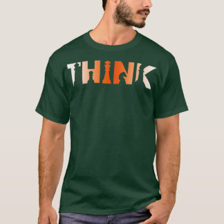 Schaakspelerstoernooi voor denkers Smart 1 T-shirt