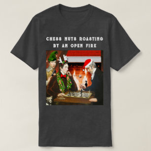 schaakster kerst t-shirt