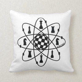 schaakstof, schaakatoom kussen