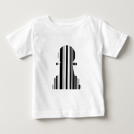 SCHAAKSTUK BAR CODE Schaakstuk Patroon Ontwerp (Voorkant)