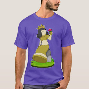 Schaakstuk Bloemschaak T-shirt