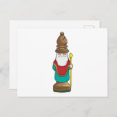 Schaakstuk Loper Schaken Briefkaart (Voorkant / Achterkant)