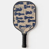 schaakstuk pickleball paddle (Achterkant)