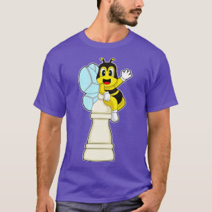 Schaakstuk Pion Bee Chess T-shirt
