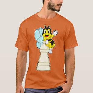 Schaakstuk Pion Bee Chess T-shirt