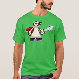 Schaakstuk Pion bij Schaken 4 T-shirt