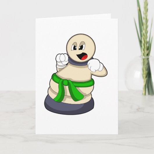 Schaakstuk Pion bij Schaken Kaart (Voorkant)