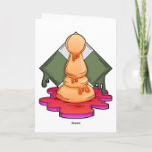 Schaakstuk Pion Kaart (Achterkant)