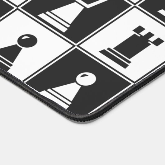 Schaakstukken Design Desk Mat (Hoek)