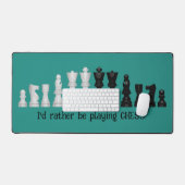 Schaakstukken Design Desk Mat (Keyboard & Muis)