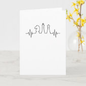 Schaakstukken frequentie kaart (Gele Bloem)