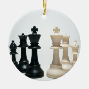 Schaakstukken Keramisch Ornament