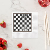 Schaakthema Papieren servetten - Elegant Schaakbor (Insitu)