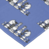 Schaakthema tafelkleed voor feesten Toernooien (Gekanteld)