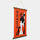 Schaakwandkunst Hangend Wandkleed (Gebogen)