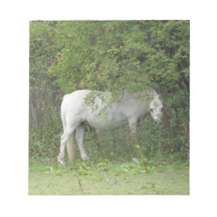 Schaakwitte Paard Notitieblok