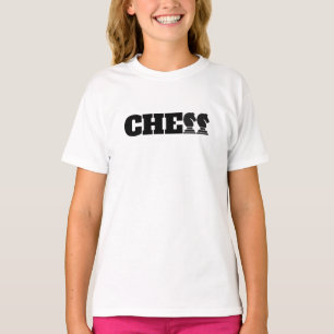 Schaakwoord Black Knights Creatief Slim Spel T-shirt