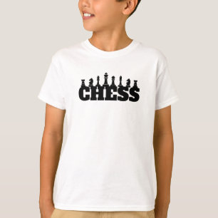 Schaakwoord Black Pieces Strategiespel Classic T-shirt