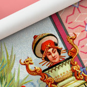 Schaal Liefjes Draken Dame Kunstprint Poster