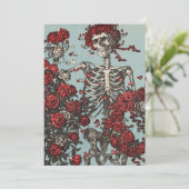 Schaal Omringd door Rozen Kaart (Staand voorkant)