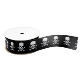 Schaal op Botten zwarte lintspool Grosgrain Lint (Spoel)