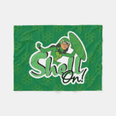 schaal | Shell ingeschakeld! Fleece Deken (Voorkant (Horizontaal))