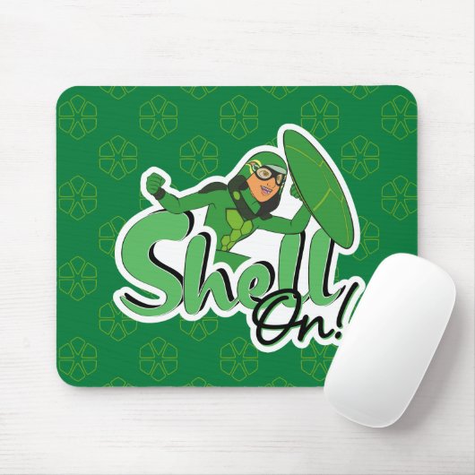 schaal | Shell ingeschakeld! Muismat (Met muis)