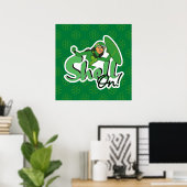 schaal | Shell ingeschakeld! Poster (Thuiskantoor)
