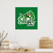 schaal | Shell ingeschakeld! Poster (Keuken)