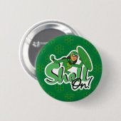 schaal | Shell ingeschakeld! Ronde Button 5,7 Cm (Voorkant /achterkant)