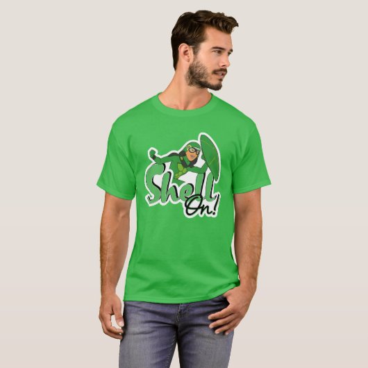schaal | Shell ingeschakeld! T-shirt (Voorkant volledig)