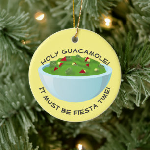 Schaal van Guacamole Keramisch Ornament
