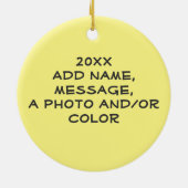 Schaal van Guacamole Keramisch Ornament (Achterkant)