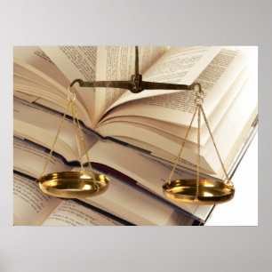 Schaalbaarheid van het recht poster