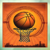 Schaalbare Hoops – Basketbal Vectorafbeeldingen Raamsticker (Vel 3)
