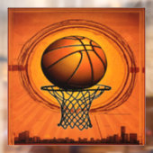 Schaalbare Hoops – Basketbal Vectorafbeeldingen Raamsticker (Vel 2)