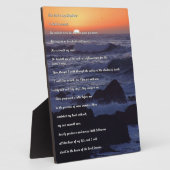 Schaalbedden Plaque Fotoplaat (Zijkant)