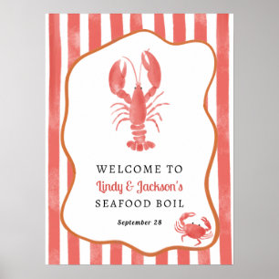 Schaaldieren Kook Welkom Schuim Bord Poster