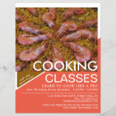 Schaalgarnalen, kookklassen Adverteren Flyer (Voorkant)