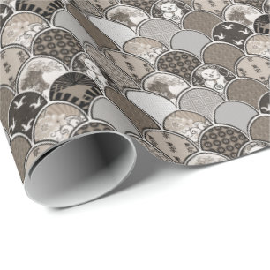 Schaalpatroon Cadeaupapier