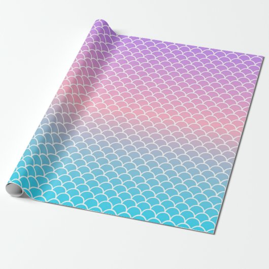 Schaalpatroon Cadeaupapier (Uitgerold)