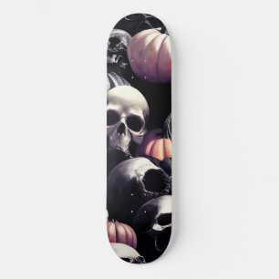 Schaalpatroon, demonisch, horror-halloween-stijl skateboard