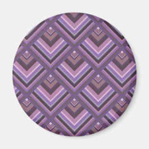 Schaalpatroon met mauve strepen magneet