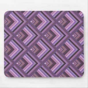 Schaalpatroon met mauve strepen muismat