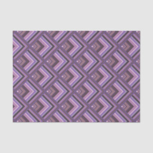 Schaalpatroon met mauve strepen tissuepapier