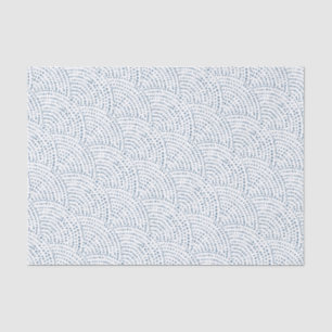 Schaalschalen voor inktpunten - Blauw D op wit Tissuepapier