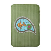 Schaalt de Goldfish Bath Mat (Voorkant Verticaal)