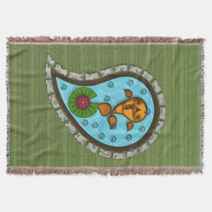 Schaalt de Goldfish Throw Blanket Deken