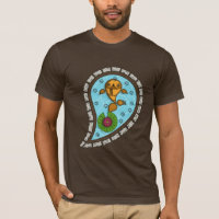 Schaalt het Donkere Shirt van Mannen