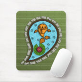 Schaalt het goudvismuispad muismat (Met muis)